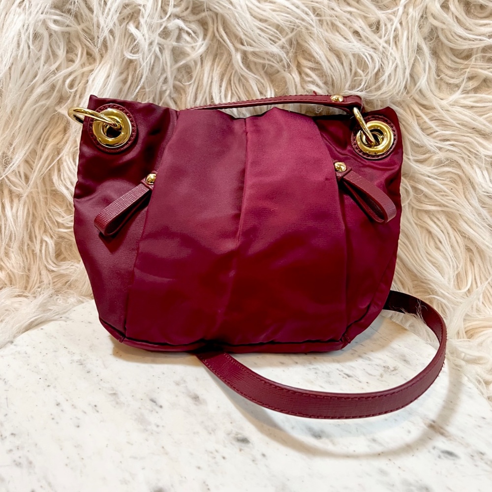 Vince Camuto "Cristina" Pleated Crossbody Bag with Lots of Pockets - Picture 7 of 7